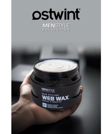 Ostwint Professional Hair Styling Web - Network Wax Natural and Strong Hold Long-Term Effect No:08 150 ml - Buy Online on GoSupps.com