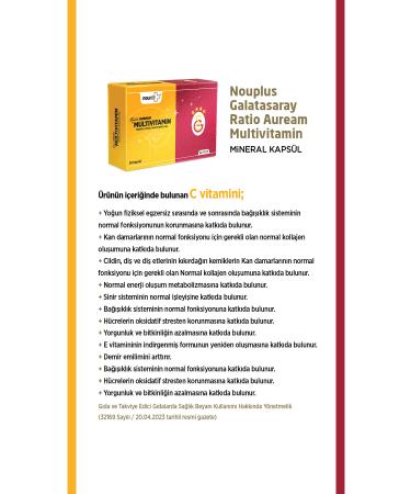 Nouplus GS RATIO AUREM MULTIVITAMIN 30 CAPSULES - Buy Online on GoSupps.com