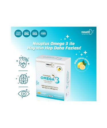 Nouplus Omega3 Premium 60 Capsules - Buy Online on GoSupps.com