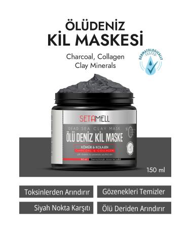 Setamell Aging Spot and Blackhead Collagen Dead Sea Clay Mask 150 gr