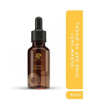 Esqulent 0 Pure Cold Pressed Sesame Oil Cleanses and Deeply Nourishes the Skin Nourishes the Hair - Buy Online on GoSupps.com