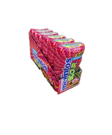 Mentos Sour Strawberry Sour Gum_56g x 6