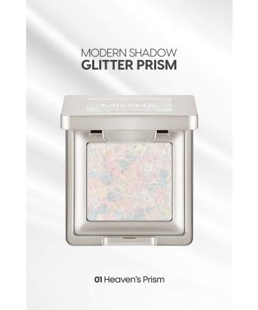 Missha Non-Clumping Handmade Holographic Glitter Eyeshadow Modern Shadow Glitter Prism (No.1 Heaven's Prism)