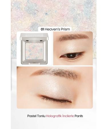 Missha Non-Clumping Handmade Holographic Glitter Eyeshadow Modern Shadow Glitter Prism (No.1 Heaven's Prism) - Buy Online on GoSupps.com
