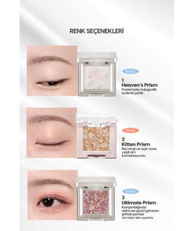 Missha Non-Clumping Handmade Holographic Glitter Eyeshadow Modern Shadow Glitter Prism (No.3 Ultimate Prism) - Buy Online on GoSupps.com
