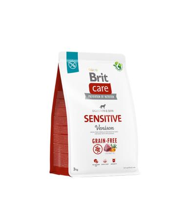 Brit Care Sensitive Digestion Skin Deer Grain Free Adult Dog Food 3 Kg
