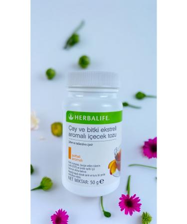 Herbalife Shipment Herbal Peach Flavored 51 gr Tea 2 Pieces Full Set 102 gr