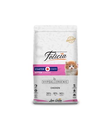 Felicia Hypoallergenic Chicken and Anchovy Low Grain Kitten Food 2 Kg