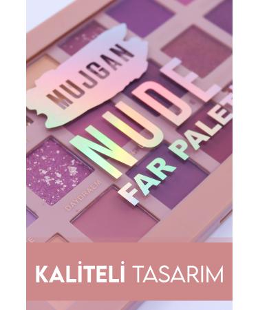 MUJGAN Hudamoji Nude 18-Piece Eyeshadow Palette - Buy Online on GoSupps.com
