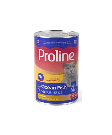 PROLINE Ocean Fish Pate Adult Cat Canned Food 12 Pieces 395 gr