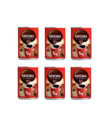 Nescafe Classic Coffee Tin 1000 Gr X 6 Pieces