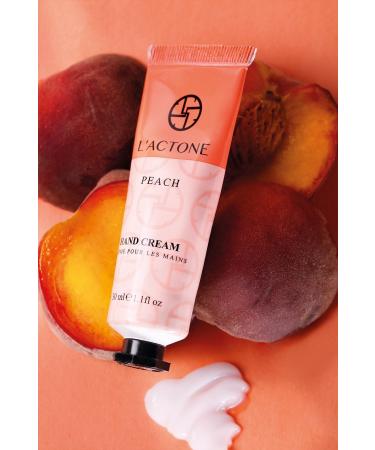 L'ACTONE Peach & White Flower & Cherry Hand Cream Set of 3 30 ml / Hand Cream - Buy Online on GoSupps.com