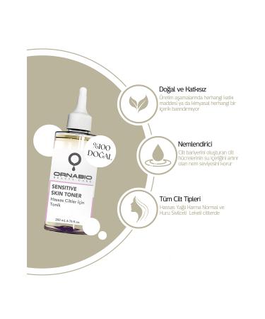 ornabio organic natural biological Tonic for Dry Oily and Sensitive Skin 200 ml Ornabio - Buy Online on GoSupps.com