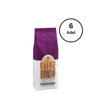 Mehmet Efendi Kurukahveci Caffe Espresso Blend No:3 1 Kg 6 Pieces