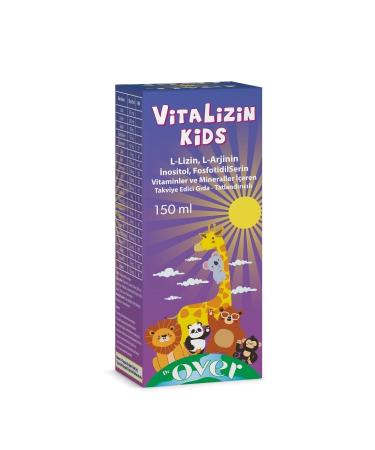 Dr. over Vitalizin Kids L-lysine L-arginine Inositol Phosphatidylserine Vitamin and Min. Containing Supplement Ed. Food - Buy Online on GoSupps.com