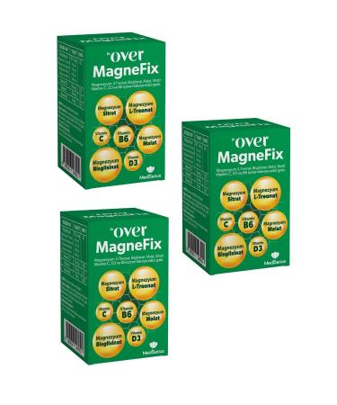 Dr over Magnefix Magnesium L-threonate Bisglycinate Malate Citrate Vit C D3 And B6 Internal. Dietary Supplement 3 Boxes 180 Tablets