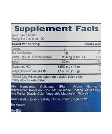 Osteo Bi-Flex Joint Health Triple Strength MSM with D3 200 Coated Tablets - Buy Online on GoSupps.com