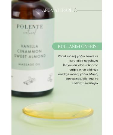 Polente Natural Cinnamon & Vanilla Energizing Massage Oil (100 ML) - Buy Online on GoSupps.com