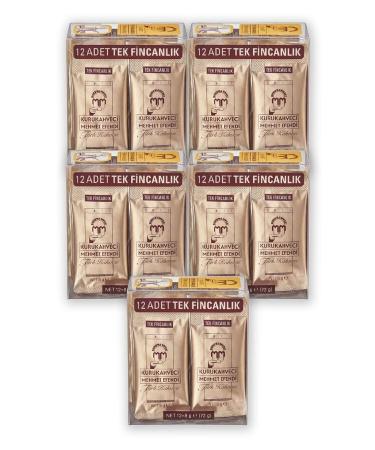 Mehmet Efendi Single Serving Turkish Coffee 12x6gr - 5 Pieces