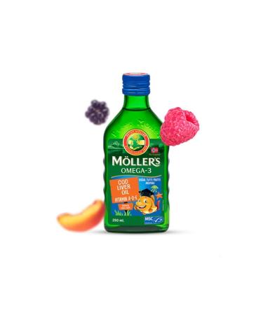 Mollers Omega-3 Fish Oil Syrup Tutti Frutti 250
