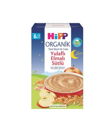 NessiWorld P Organic Good Night Milk Oatmeal Apple Cereal Based Supplementary Food 250 gr