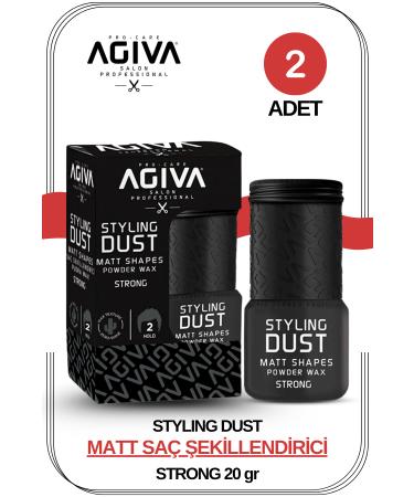 Agiva Hair Styling Powder Hair Styling Powder Wax No:2 Hard Hold 20gr X 2 Pieces Strong