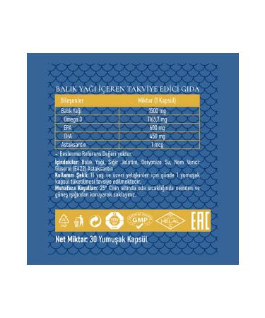 PadroVita Omega 3 1 500 Mg Fish Oil 30 Capsules - Buy Online on GoSupps.com