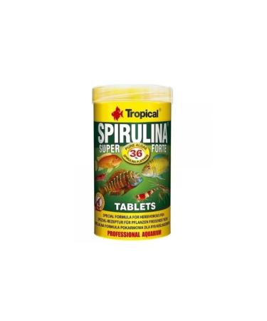 Tropical Spirulina Super Forte Tablet Intensive Spirulina Content Tablet Fish Food 50 ml 36 gr