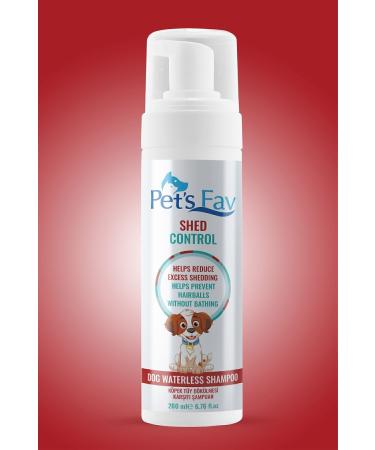 Pets Fav Dog Anti-Shedding Natural and Organic Dry Foam Shampoo - Buy Online on GoSupps.com