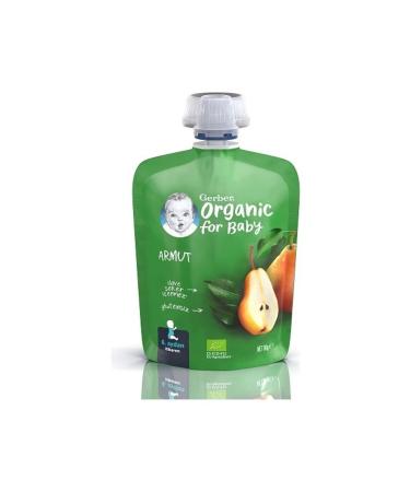 Gerber Organic Pear Puree 90 Gr