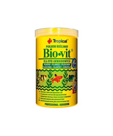 Tropical Bio-vit Herbal Flake Fish Food 1000 ml 200 gr