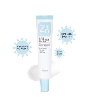 Missha Zinc Mineral Sunscreen A' Pieu Cicative Zinc Sun Cream Spf50 /pa
