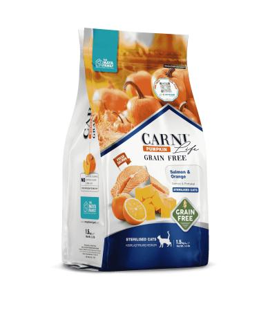 CARNI LIFE PETLOVEBUT K PUMPKIN GRAIN-FREE SALMON & ORANGE 5KG NEUTRALIZED CAT FOOD