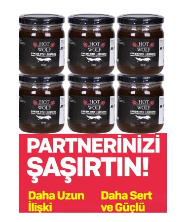 GENERAL Life Hot Wolf Ginseng Tribulus Panax Sexual Claw Paste Performance Enhancer 240 GR x 6 Pieces