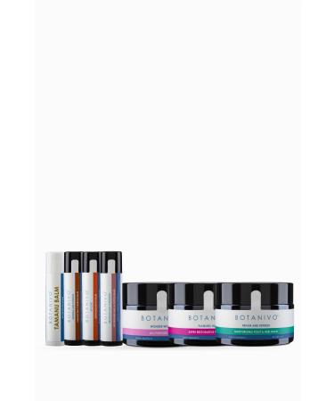Botanivo Botani-Love Set | Tamanu Eyebrow Lip Nail Wonder Hand Foot | 7 Pieces | Organic Content