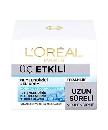 LoreLife L'oreal Paris Triple Action Moisturizing Gel Cream 50 ml - Buy Online on GoSupps.com