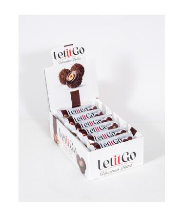 LET IT GO Wafer Balls Hazelnut Cocoa and Coconut Coated Ball Snacks (12 PCS) !!