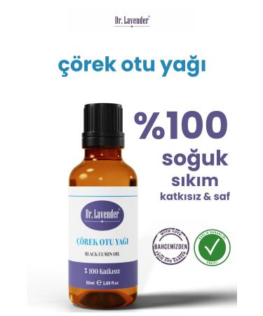 Dr. Lavender 0 Additive-Free Cold Pressed Pure Black Cumin Oil 50 ML