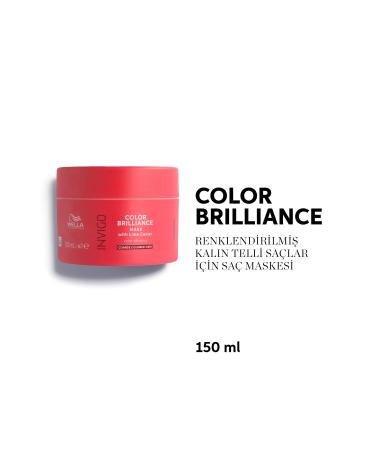 wella Professionals Invigo Color Brilliance Mask 150 ml - Color Protection for Thick Hair