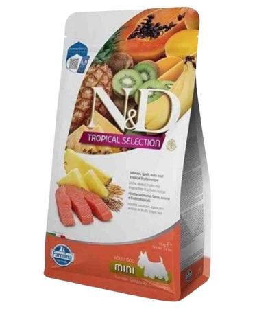 N & D ND Tropical Selection Salmon and Tropical Fruit Mini Breed Adult Dog Food 1.5kg