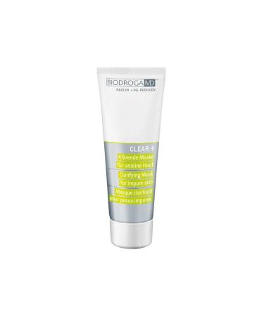 Biodroga Clear + Clarifying Mask For Impure Skin - Purifying Mask For Dehydrated Sensitive and Oily Skin