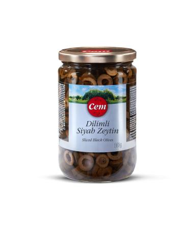 Cem Sliced Black Olives 300 gr Package (3 PIECES)