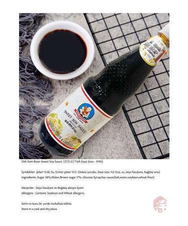 DEK SOM BOON Sweet Soy Sauce 970G - Buy Online on GoSupps.com