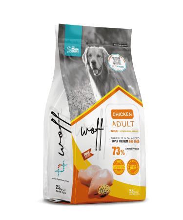 WOFF PETLOVEBOUTIQUE CHICKEN ADULT 12KG LOW GRAIN PREMIUM DOG FOOD FOR ALL BREEDS