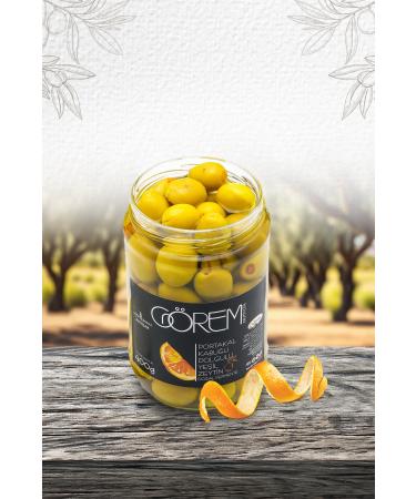 G rem Zeytin Orange Stuffed Green Olives 400 Gr.