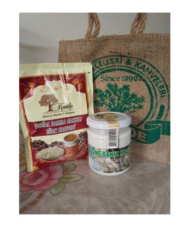 KAS DE Mastic Jam 220gr. Mastic Turkish Coffee 100gr.