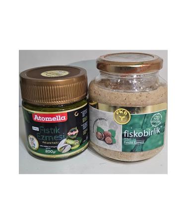 OCTOPUS FOOD HAZELNUT AND PISTACHIO PASTE SET OF 2