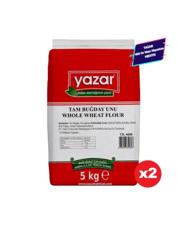 WRITER Stone Milled Whole Wheat Flour 5 Kg X 2 Packs