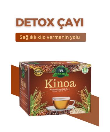 ESL Herbal Slimming1 Fat Burner Metabolism Edema1 Repellent Detox Mix & Quinoa Tea (2 BOXES) - Buy Online on GoSupps.com