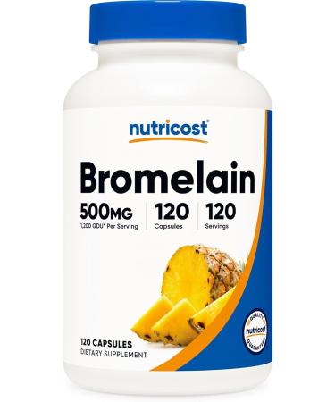 Nutricost Bromelain 500 Mg 120 Capsules